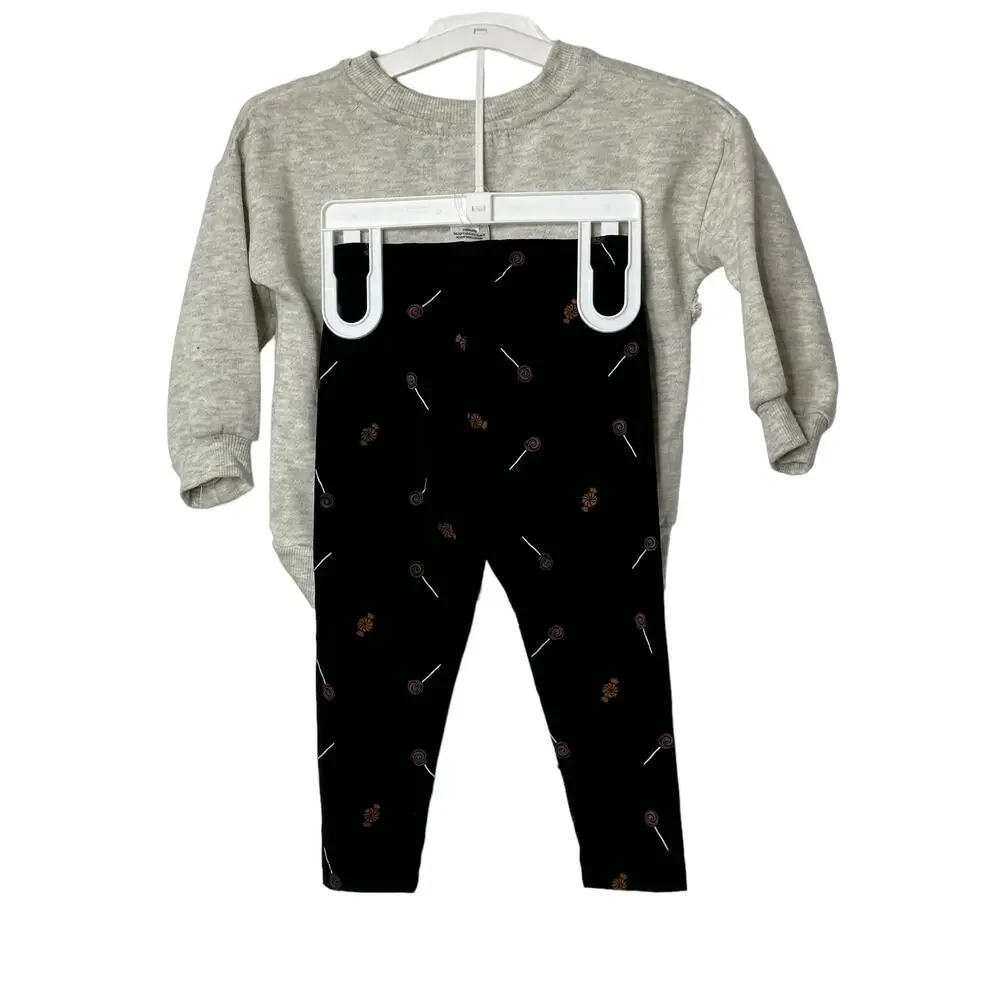 Disney Star Wars Baby Yoda Halloween Outfit Sweatshirt & Leggings 12m NEW